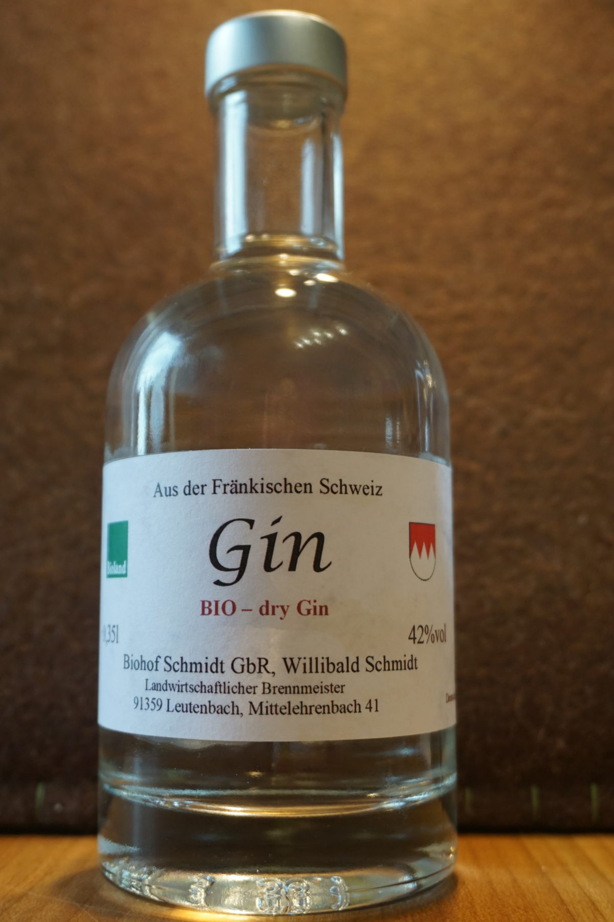 Gin, BIO dry Gin – Biohof Schmidt
